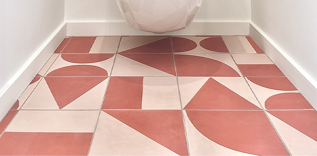 pink-geometric-cement-tiles-guest-toilet-floor