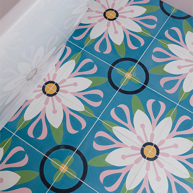 blue-pink-floral-cement-tiles-bathroom-floor
